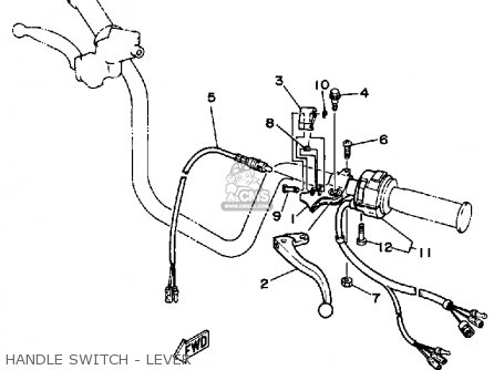 Yamaha YFA1B BREEZE MOTO-4 1991 parts lists and schematics