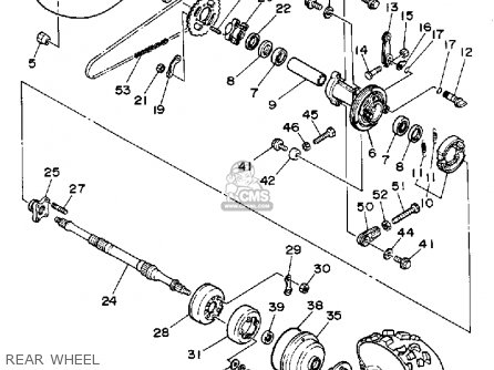 Yamaha YFA1W BREEZE 1989 parts lists and schematics