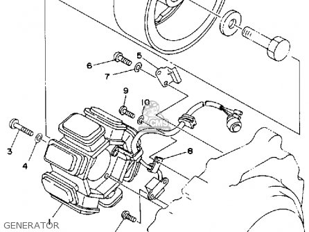 Yamaha YFB250D TIMBERWOLF MAINE AND NEW HAMPSHIRE 1992 parts lists and