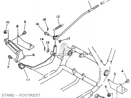 Yamaha YFB250E TIMBERWOLF MAINE & NEW HAMPSHIRE 1993 parts lists and