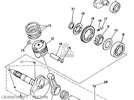 Yamaha YFM225S 1986 parts lists and schematics