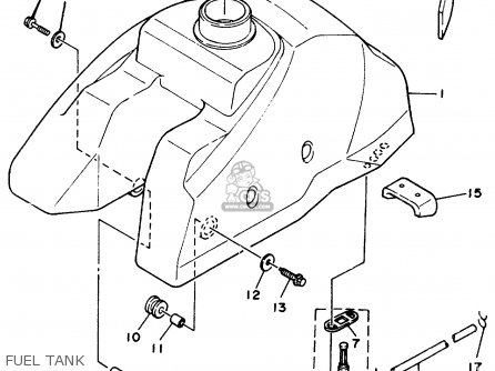 Yamaha Yfm225s 1986 Parts Lists And Schematics