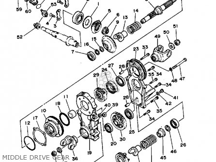 Yamaha YFM350FWB 1991 BIG BEAR MAINE NEW HAMPSHIRE parts lists and