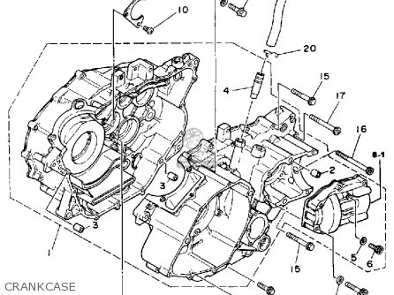 Yamaha YFM350FWT 1987 2HR BIG BEAR parts lists and schematics