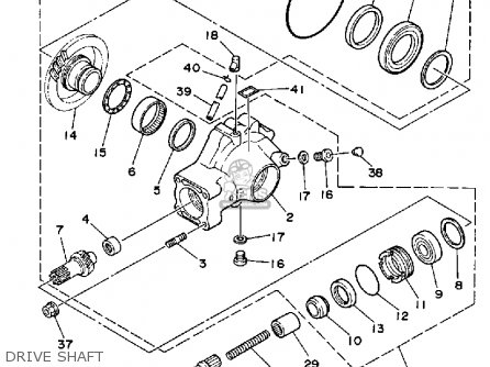Yamaha Yfm350fwu 1988 2hr Big Bear parts list partsmanual partsfiche