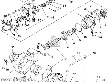 Yamaha YFM400FWE KODIAK 1993 parts lists and schematics