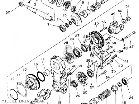 Yamaha YFM400FWE KODIAK 1993 parts lists and schematics