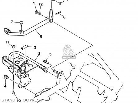 Yamaha YFM400FWG 1995 parts lists and schematics