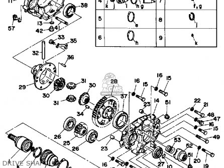 Yamaha YFP350U 1988 TERRAPRO parts lists and schematics