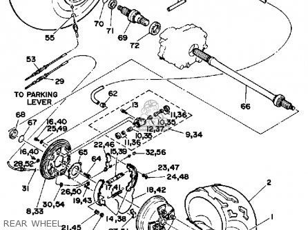 Yamaha YFP350U 1988 TERRAPRO parts lists and schematics