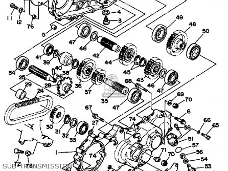 Yamaha YFP350U 1988 TERRAPRO parts lists and schematics