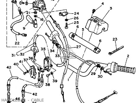 Yamaha YFS200A BLASTER 1990 parts lists and schematics