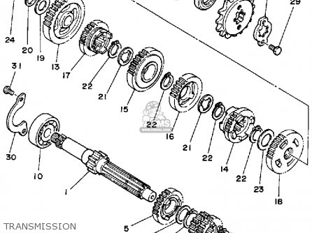 Yamaha Yfs200b Blaster 1992 parts list partsmanual partsfiche honda generator schematics 
