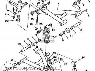 Yamaha YFU1TW 1989 PRO HAULER parts lists and schematics