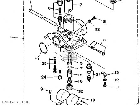 Yamaha YFU1W 1989 PROHAULER parts lists and schematics