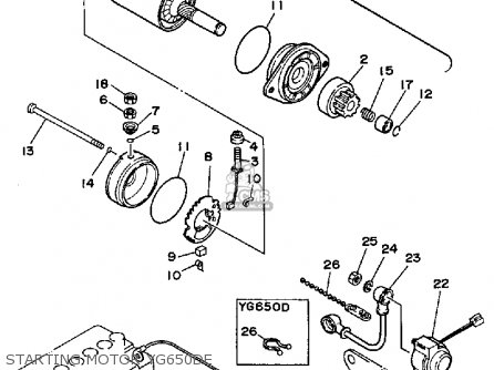 Yamaha YG550D 7ME2 YG650D 7MD2 YG650DE 7MD2 GENERATOR parts lists and ...