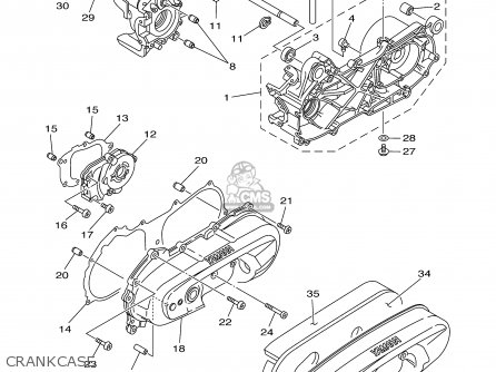 Yamaha YJ50R VINO 2003 (3) USA parts lists and schematics