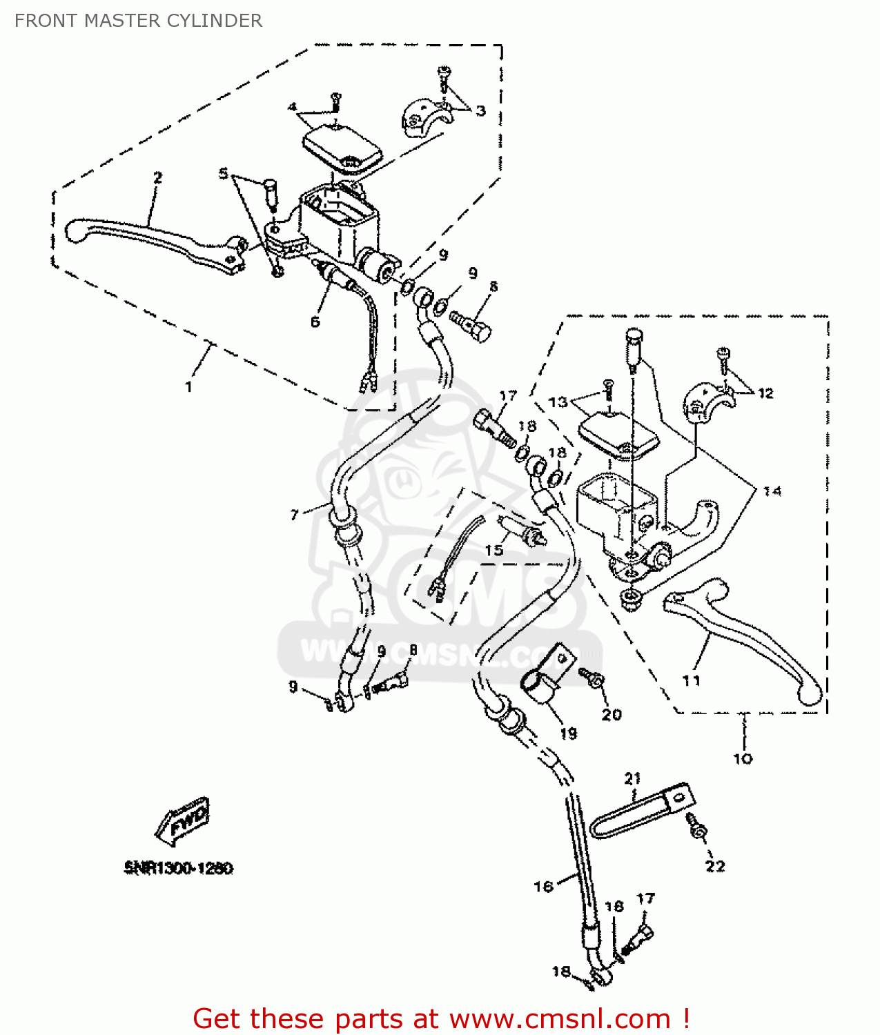 Yamaha Yp125d 2001 5nr1 Germany 215nr 332g1 Front Master Cylinder Buy