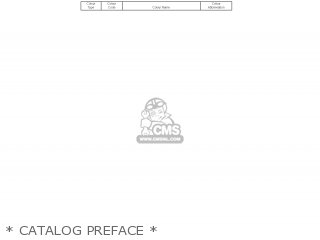 * CATALOG PREFACE * - YP125D 2001 5NR1 SPAIN 215NR-352S1