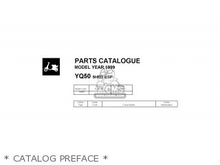 * CATALOG PREFACE * - YQ50 1999 5HED SPAIN 195HE-352S5