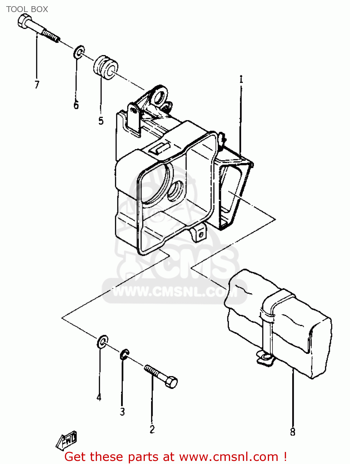 Yamaha YR2C DUAL PURPOSE 1967 1968 CALIFORNIA TOOL BOX buy original