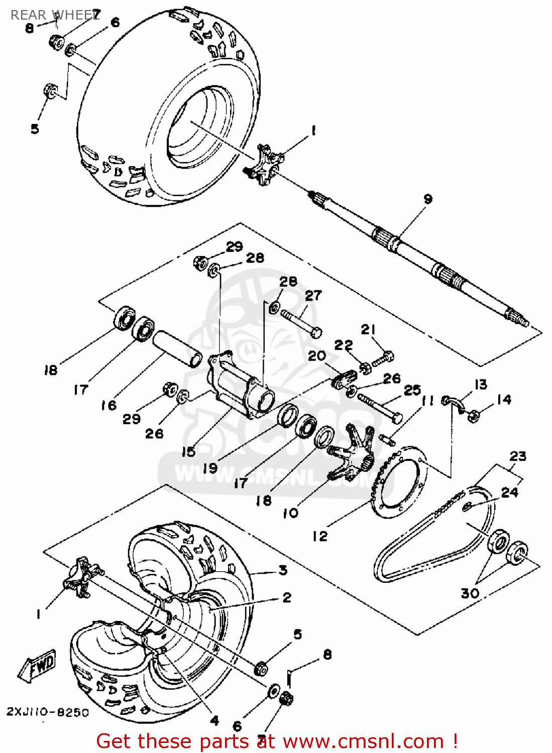 yamaha blaster spares