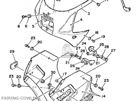 Yamaha YSR50 1987 (H) USA parts lists and schematics