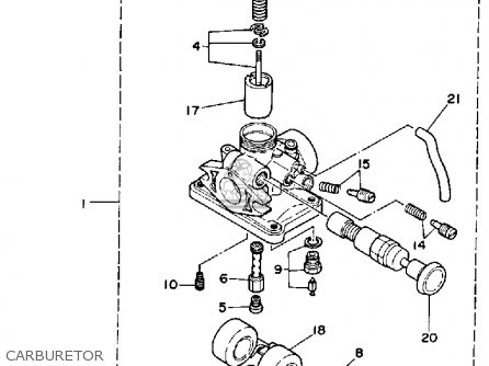 Yamaha YSR50 1988 (J) USA parts lists and schematics