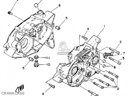 Yamaha YSR50 1990 (L) USA parts lists and schematics