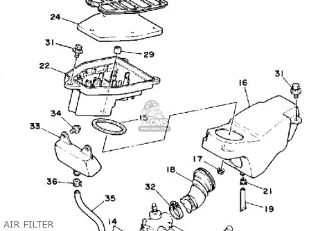 Yamaha YSR50 1991 (M) USA parts lists and schematics
