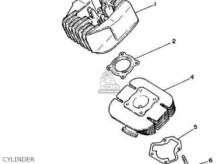 YSR50、YSR 80、MP12、パーツ リスト カタログ、メンテナンス、整備 Yamaha Yamaha YSR50 1990 (L) USA parts lists and schematics