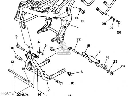 Yamaha YSR50 1991 (M) USA parts lists and schematics