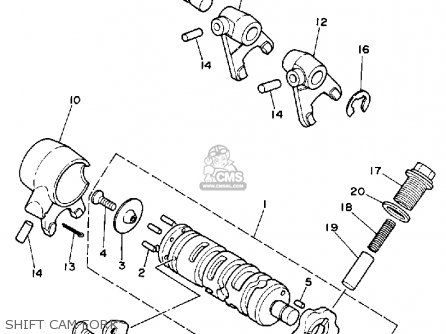 Yamaha YSR50 1991 (M) USA parts lists and schematics