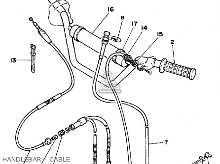 Yamaha YT125K TRI-MOTO 1983 parts lists and schematics