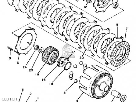 Yamaha YT175K 1983 parts lists and schematics