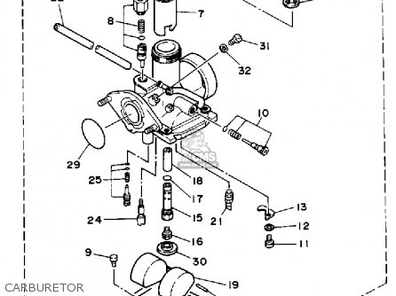 Yamaha Ytm225drs 1986 Parts Lists And Schematics