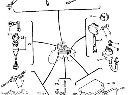 Yamaha YTM225DXK 1983 parts lists and schematics