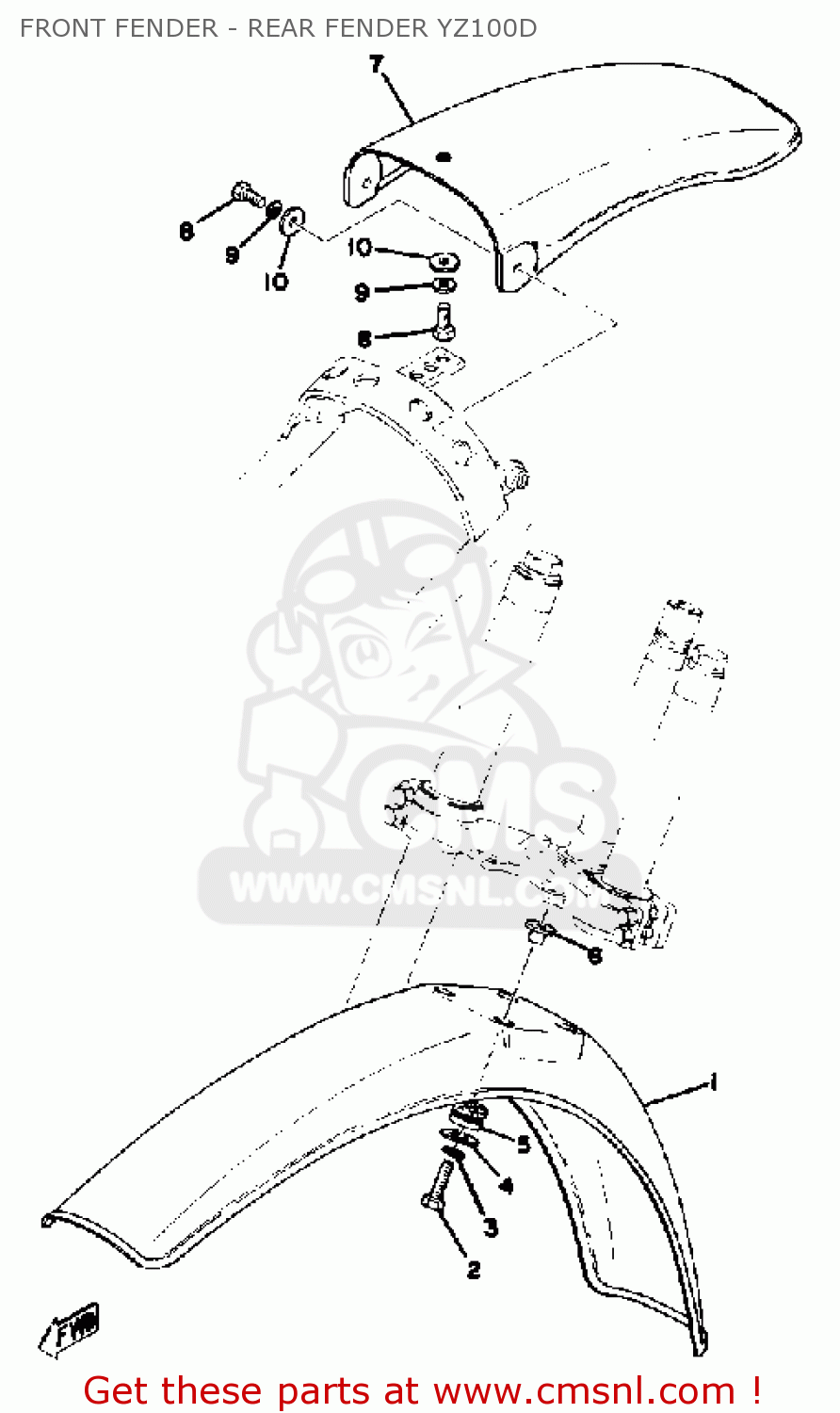NOS YAMAHA 1982 1983 YZ100 YZ 100 4TH 1.00 O/S PISTON RING 5X3-1161-40 - Foto 7