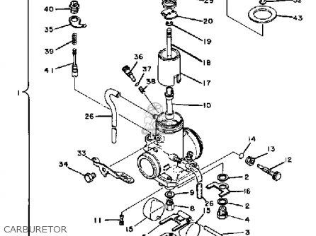 Yamaha YZ100 COMPETITION 1983 (D) USA parts lists and schematics