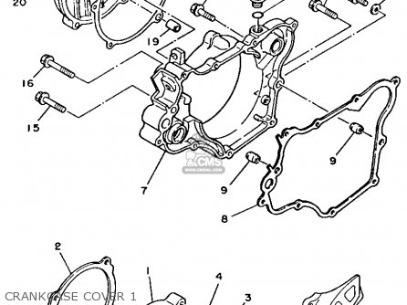 Yamaha YZ125-1 1993 (P) USA Parts Lists And Schematics