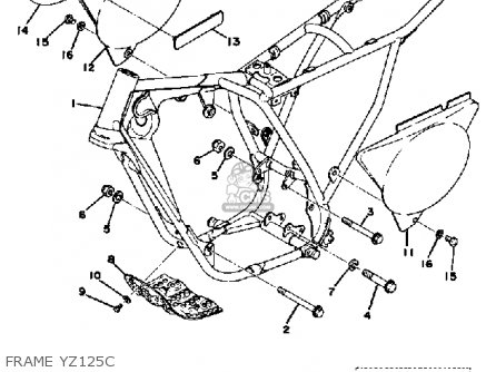 Yamaha Yz125 1976 Usa Parts Lists And Schematics