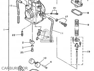 Yamaha YZ125 1988 2VN EUROPE 282VN-300E2 parts lists and schematics