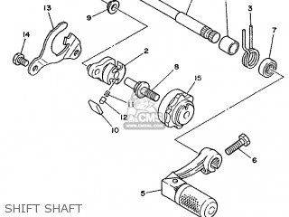 Yamaha YZ125 1992 4DB3 JAPAN 224DB-100E1 parts lists and