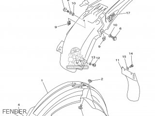 Yamaha YZ125 2000 5HD1 USA 105HD-100E1 parts lists and schematics