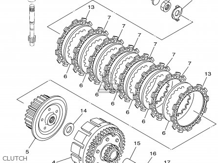 Yamaha YZ125 2002 (2) USA parts lists and schematics