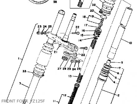 Yamaha YZ125 COMPETITION 1978 USA parts lists and schematics Yamaha YZ125 COMPETITION 1978 USA parts lists and schematics