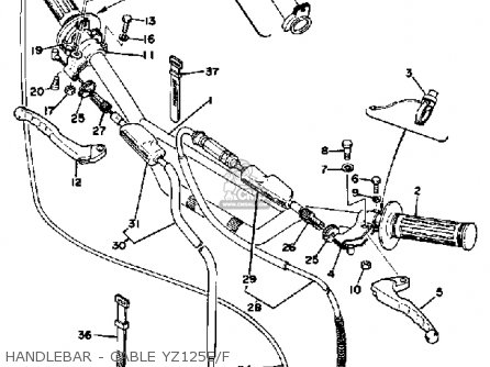 Yamaha YZ125 COMPETITION 1978 USA parts lists and schematics Yamaha YZ125 COMPETITION 1978 USA parts lists and schematics