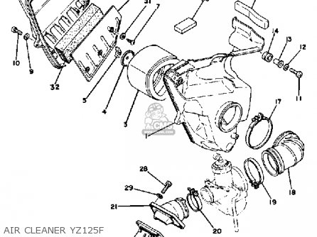 Yamaha YZ125 COMPETITION 1979 USA parts lists and schematics