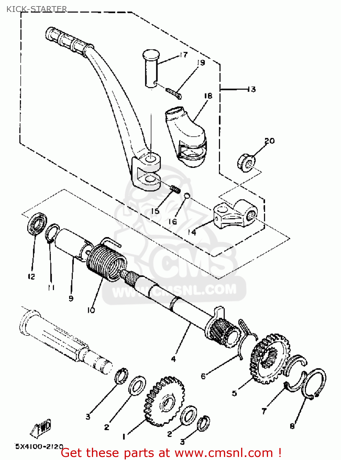 yamaha yz 125 kickstarter