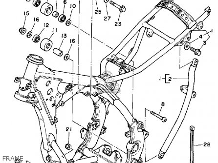 Yamaha YZ125 COMPETITION 1990 (L) USA parts lists and schematics